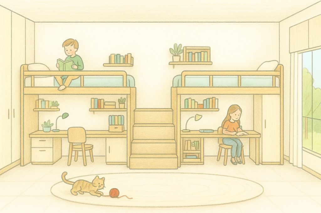 Camerette per bambini e ragazzi su misura